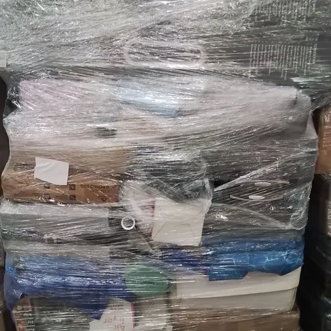 PALLET CONTAINING VARIOUS ELECTRICAL ITEMS AND HOUSEHOLD PRODUCTS TO INCLUDE;YOGA MATS,SUITCASES,AIRFRYER