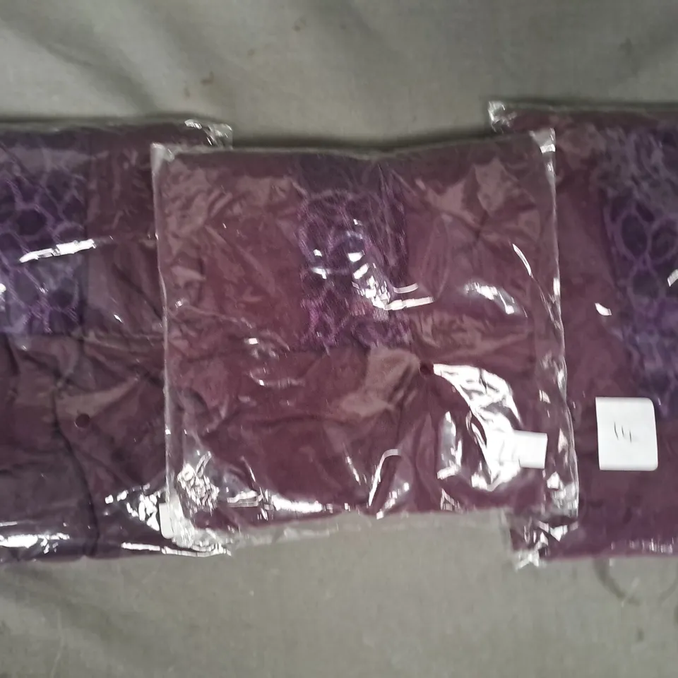 BOX OF APPROXIMATELY 25 ASSORTED WOMEN'S LACY CLOTHING ITEMS IN PURPLE (SIZES VARY) - COLLECTION ONLY