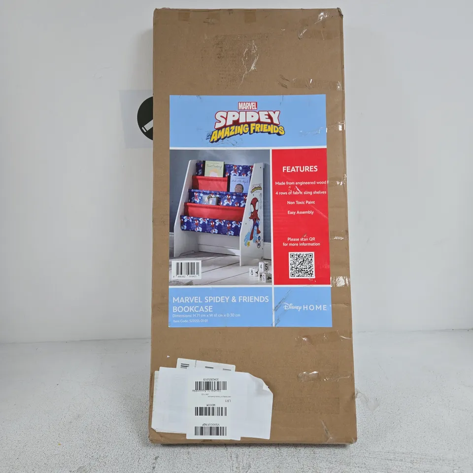 MARVEL SPIDEY & FRIENDS BOOKCASE – FLAT-PACK, BOXED