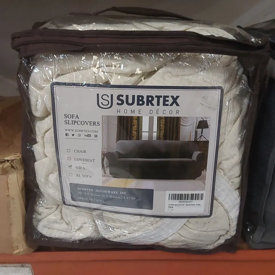 SUBRTEX SOFA COVER - WHITE