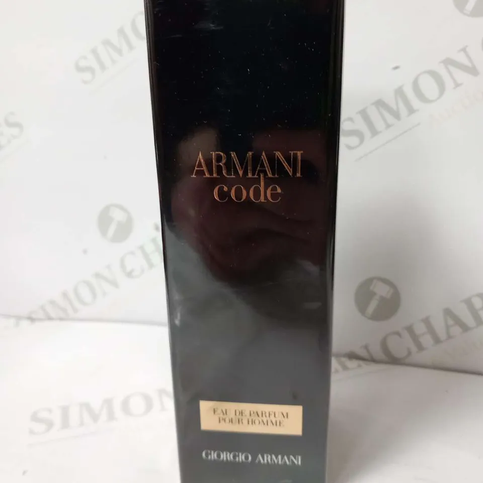 BOXED AND SEALED GIORGIO ARMANI CODE EAU DE PARFUM 110ML