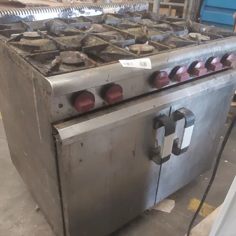 COMMERCIAL 6 BURNER OVEN RANGE