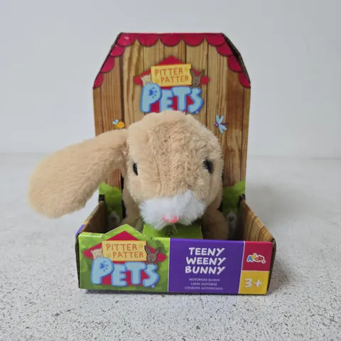 TEENY WEENY BUNNY PLUSH TOY β PITTER PATTER PETS