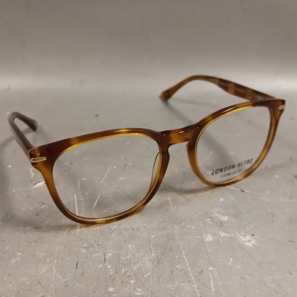 LONDON RETRO EPPING HONEY HAVANA GLASSES 