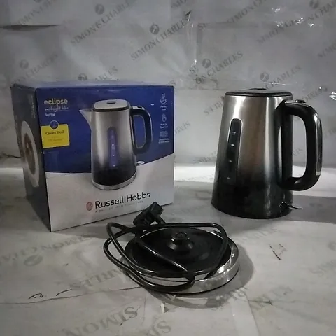BOXED RUSSELL HOBBS ECLIPSE MIDNIGHT BLUE KETTLE 