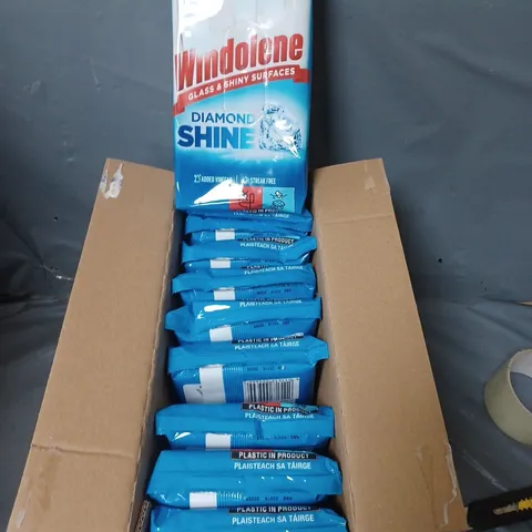 LOT OF 10 PACKS (30 PER PACK) WINDOLENE GLASS & MIRROR CLEANING WIPES