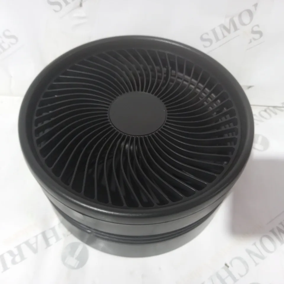 BOXED BELL & HOWELL RECHARGEABLE EXTENDABLE DESK & FLOOR FAN, BLACK