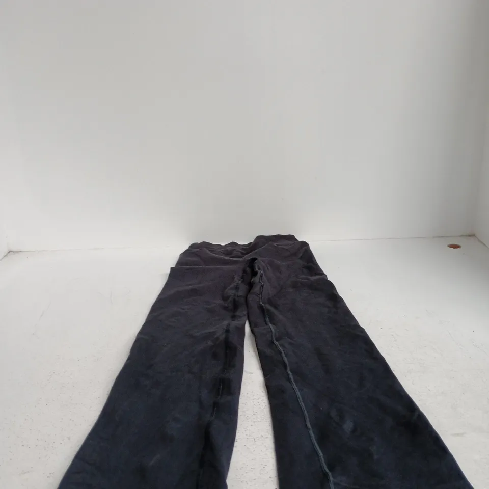 DFYNE VISION FLARES – MIDNIGHT BLACK TROUSERS, SIZE M (REGULAR)