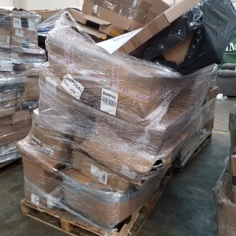 PALLET CONTAINING ASSORTED PRODUCTS INCLUDING FOLDABLE SHOE CABINET, GREY SUITCASE & CHAIR COVER