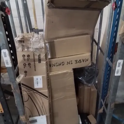 CAGE CONTAINING VARIOUS ASSORTED BOXED HOUSEHOLD ITEMS