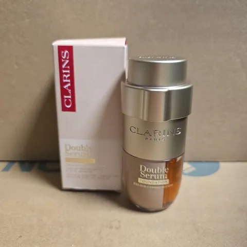 CLARINS PARIS DOUBLE SERUM FOUNDATION – COLOUR & HYDRATION SYSTEM