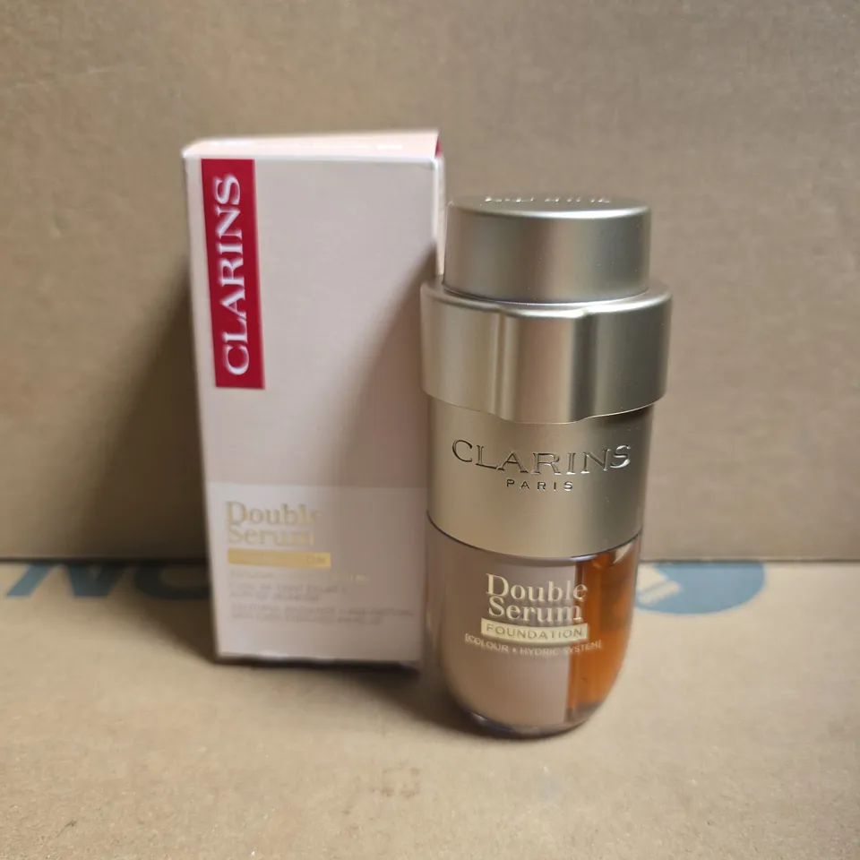 CLARINS PARIS DOUBLE SERUM FOUNDATION – COLOUR & HYDRATION SYSTEM