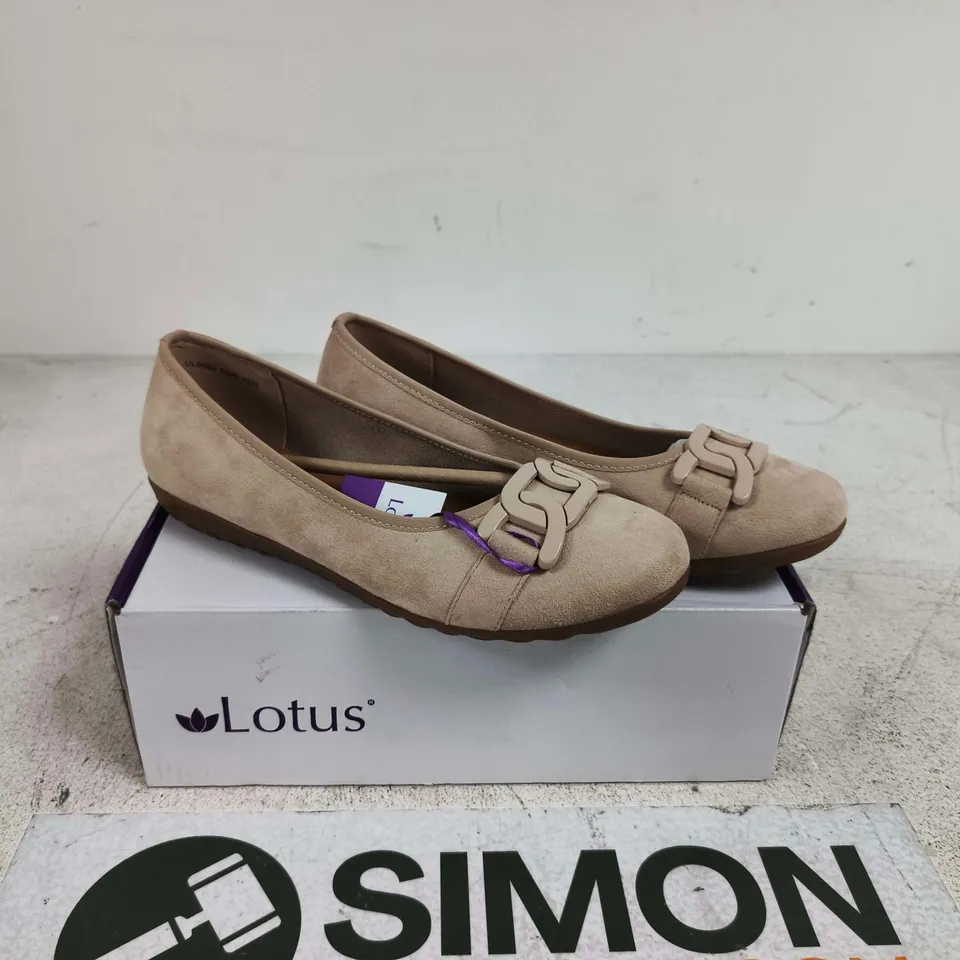 LOTUS ELENI NATURAL SHOES SIZE 40 BOXED