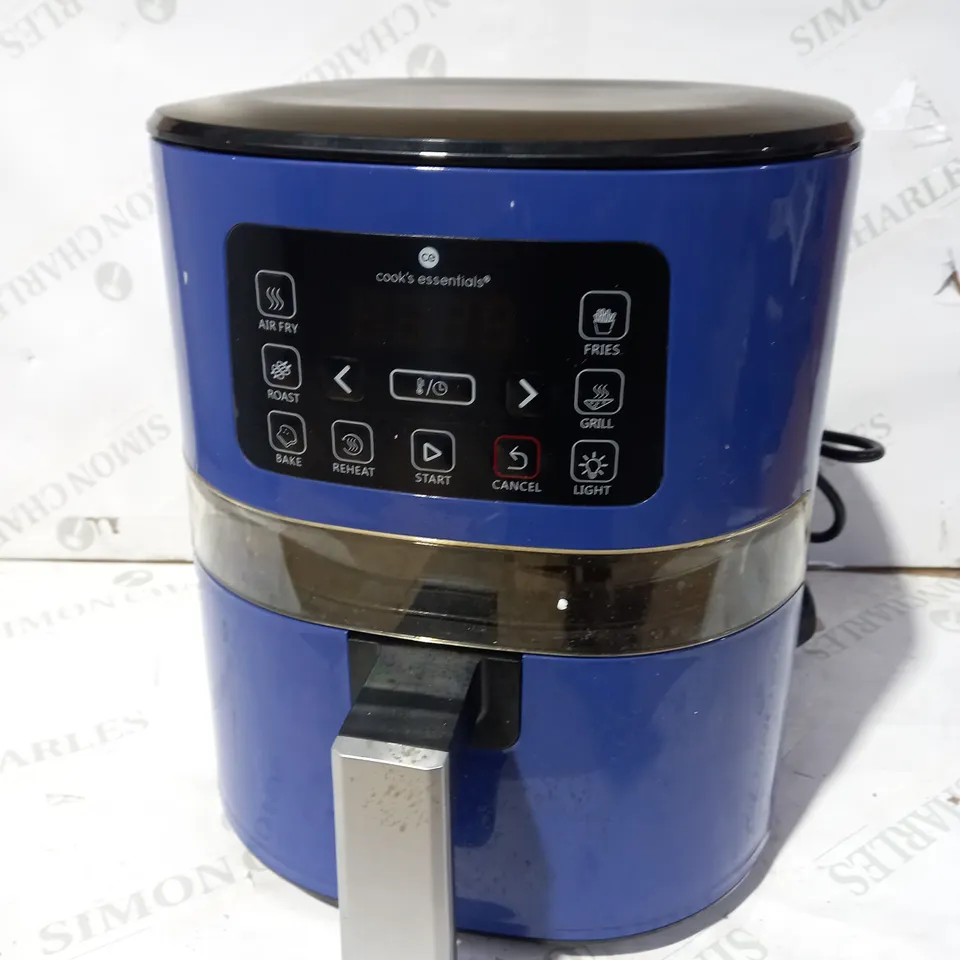 COOK'S ESSENTIALS 4.0L AIR FRYER - SAPPHIRE