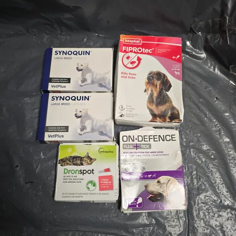 LARGE QUANTITY OF ASSORTED PET MEDICINES AND SUPPLIES
