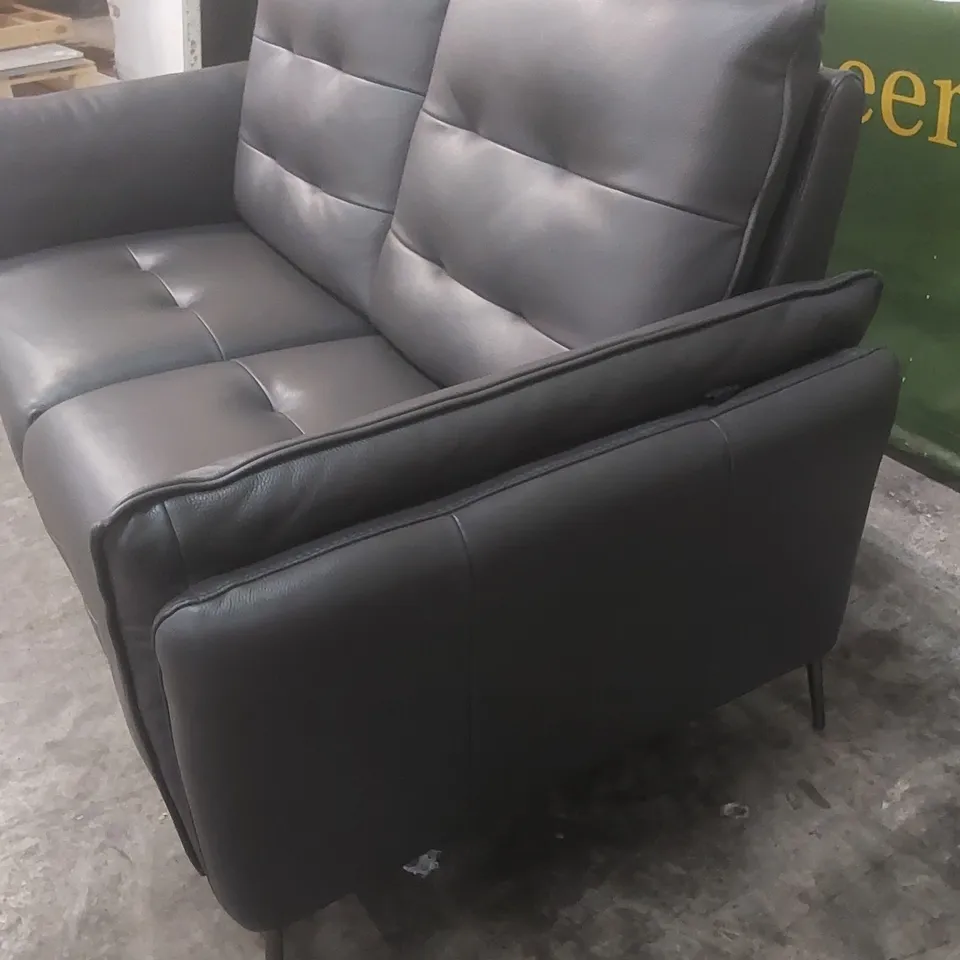 QUALITY DESIGNER ITALIAN MADE BOLZANO SMALL 2 SEATER ELECTRIC RECLINING LOVESEAT SOFA