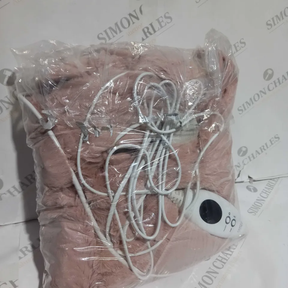 BOXED COZEE HOME HEATED BLANKET IN PINK
