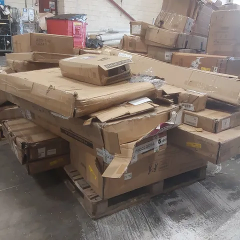 PALLET CONTAINING A LARGE QUANTITY OF ASSORTED FURNITURE PARTS ECT