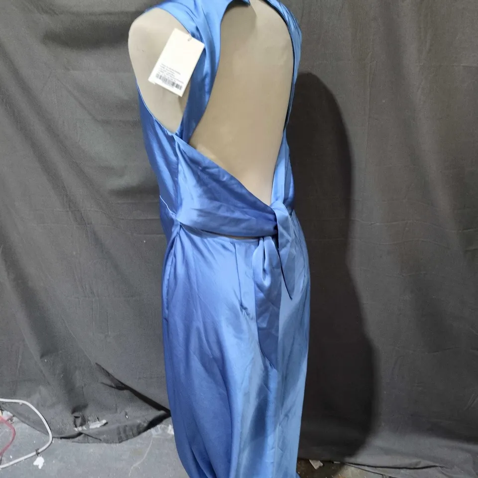 NOVA DRESS - LIGHT BLUE, POLYESTER, UK 14 (EU 42)