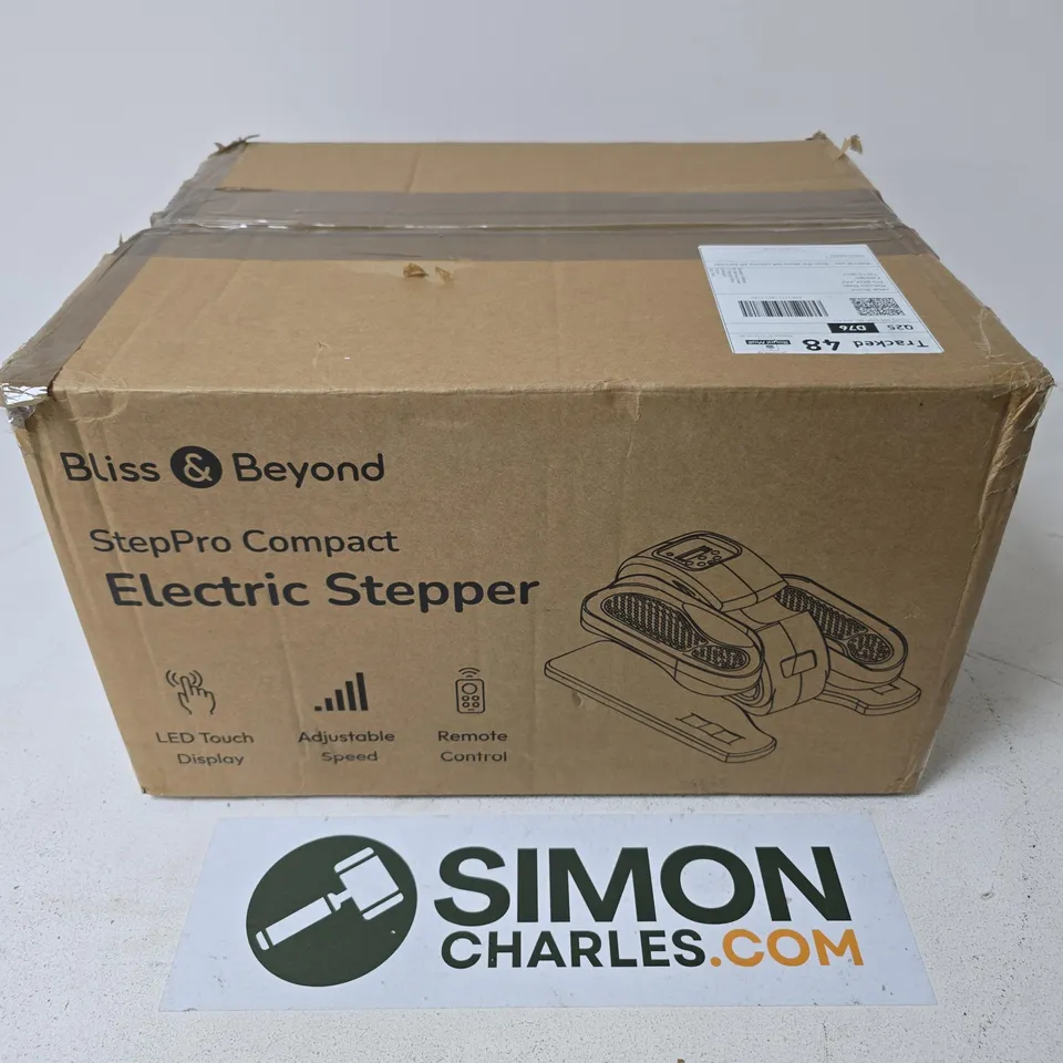 BOXED BLISS & BEYOD STEPPRO COMPACT ELECTRIC STEPPER