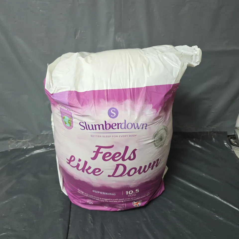 SLUMBERDOWN FEELS LIKE DOWN 10.5 TOG SUPER KING DUVET