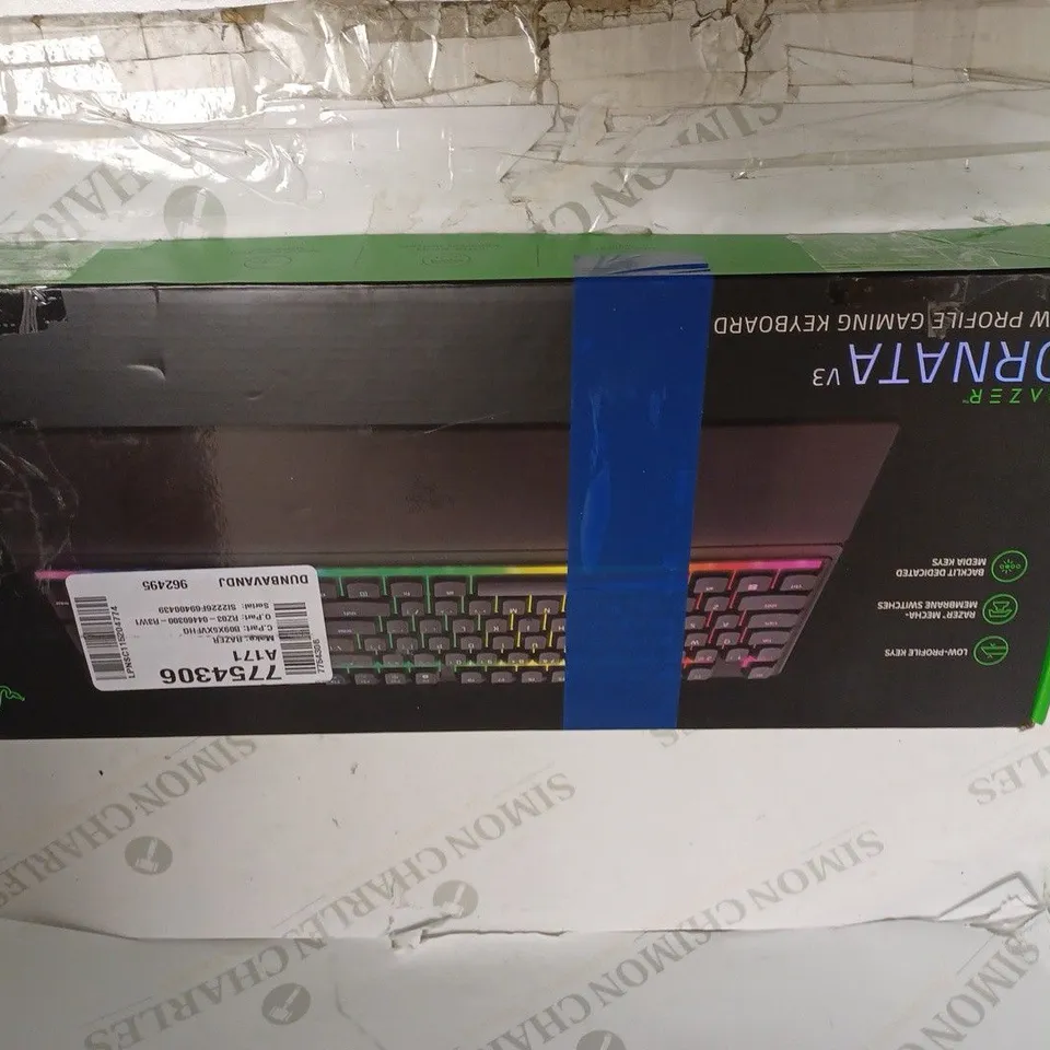 RAZER ORNATA V3 LOW PROFILE GAMING KEYBOARD 