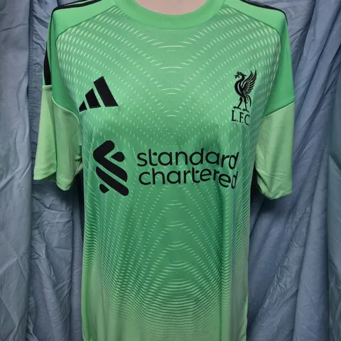 LIVERPOOL FC GREEN GOALKEEPER SHIRT - SIZE L