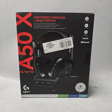 BOXED LOGITECH A50X WIRELESS GAMING HEADSET
