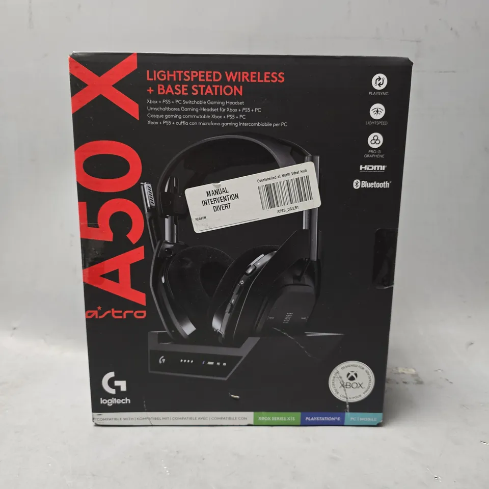 BOXED LOGITECH A50X WIRELESS GAMING HEADSET 