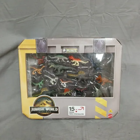 JURASSIC WORLD REBIRTH MINIS 15 MINI-DINOSAURS – BOXED SET