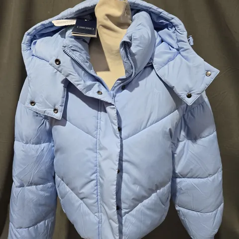 JACK WILLS RITCHER PUFFER COAT IN SOFT BLUE - 10(S)