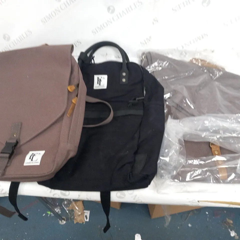 FOUR ASSORTED FORBES AND LEWIS BAGS AND TWO GO PRO KARMA CARRY CASES