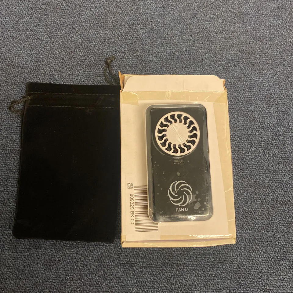 APPROXIMATELY 54 BRAND NEW BOXED FAN U PORTABLE & RECHARGEABLE FAN ( 1 BOX ) 