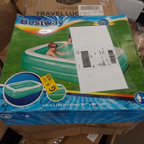 BOXED BESTWAY 2.01M INFLATABLE SWIMMING POOL