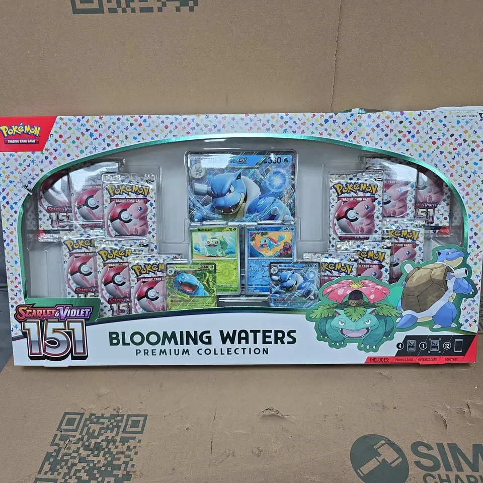 POKÉMON BLOOMING WATERS PREMIUM COLLECTION 151 –  TRADING CARD GAME SET