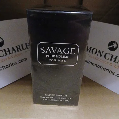 BOXED AND SEALED EBC COLLECTION SAVAGE POUR HOMME FOR MEN EAU DE PARFUM 100ML