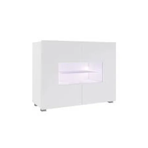 BOXED CAUTHEN SIDEBOARD CABINET - WHITE GLOSS (1 BOX)