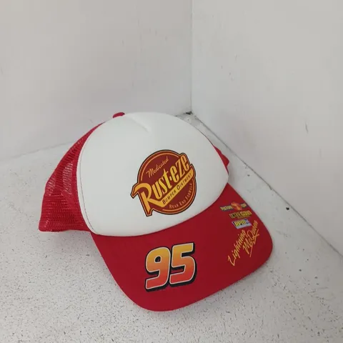 BEECHFIELD CAP – RED WITH RUST-EZE 95 MOTIF, BEECHFIELD ORIGINAL HEADWEAR