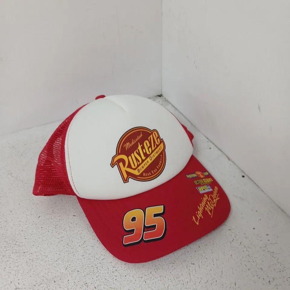 BEECHFIELD CAP – RED WITH RUST-EZE 95 MOTIF, BEECHFIELD ORIGINAL HEADWEAR