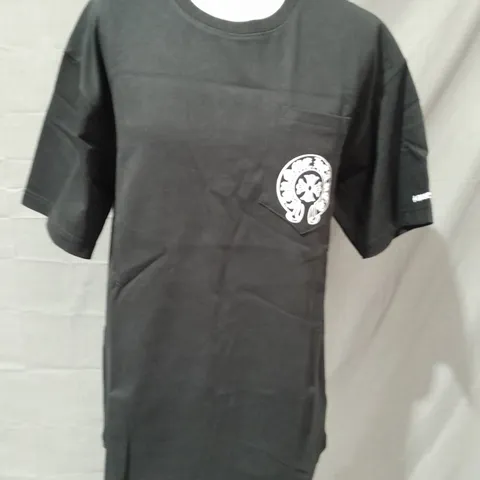 CHROME HEARTS BLACK CREW T-SHIRT - S