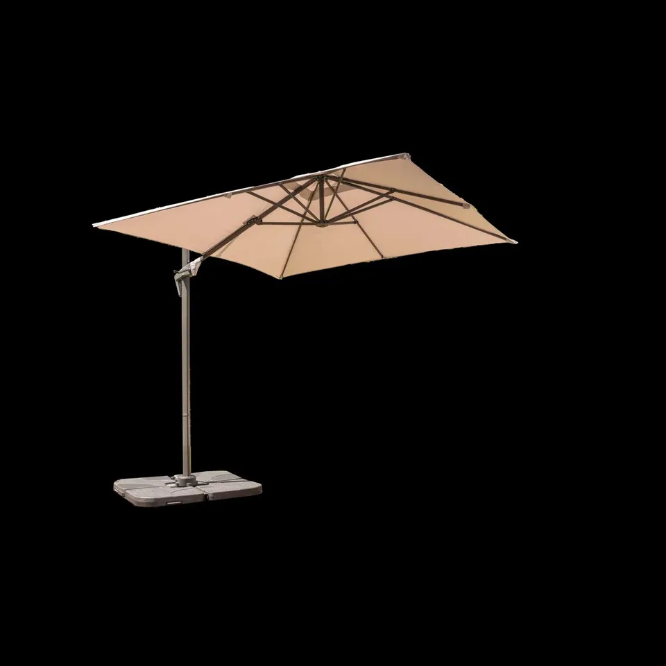 BOXED AABID ROYCE JUNIOR 2.5M SQUARE CANTILEVER PARASOL 