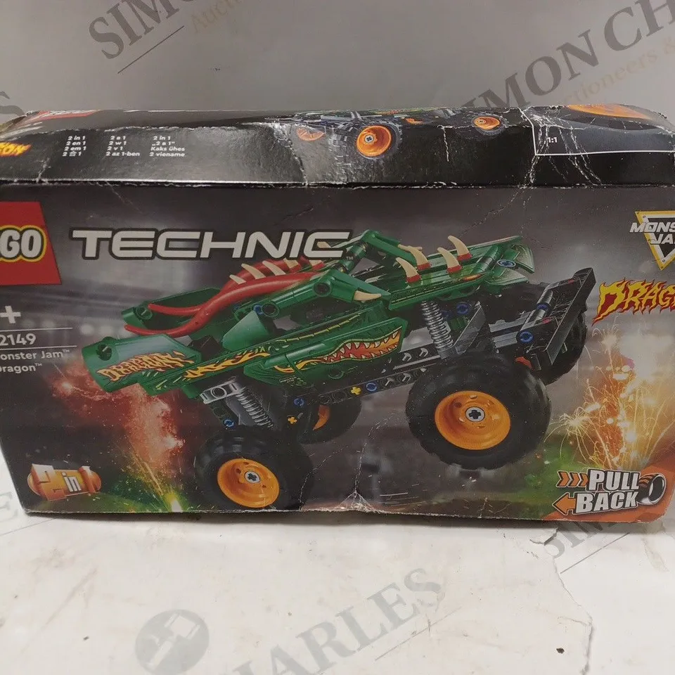 BOXED LEGO TECHNIC MONSTER JAM DRAGON TRUCK - 42149 RRP £17.99