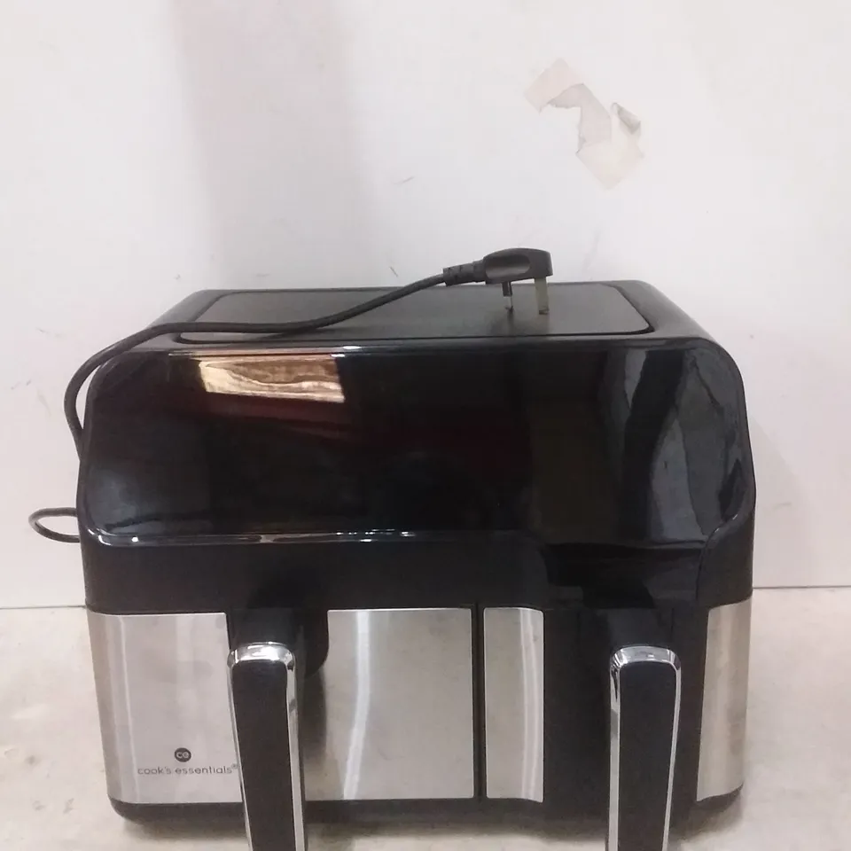 COOKS ESSENTIALS DUAL AIR FRYER