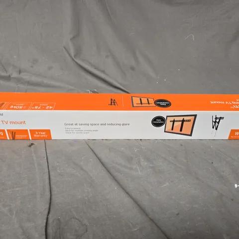 BOXED SANDSTROM FLAT TO WALL TILTING TV MOUNT - 42-75"