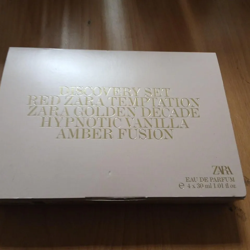 BOXED ZARA EAU DE PARFUM DISCOVERY SET 4 X 30ML