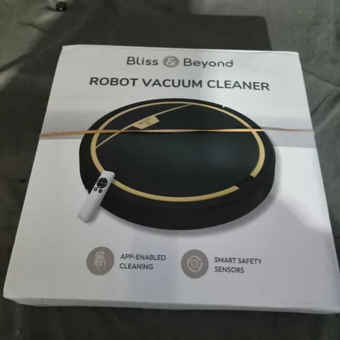 BOXED BLISS AND BEYOND ROBOT VACUUM CLEANER 