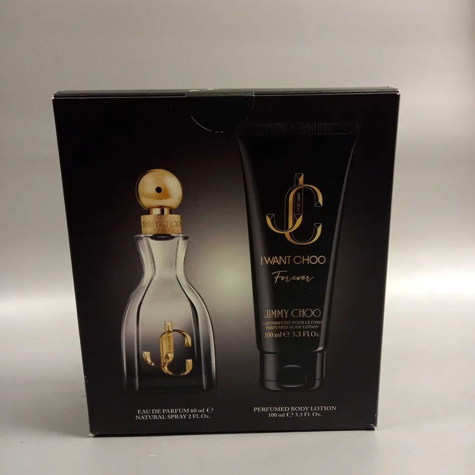 BOXED JIMMY CHOO I WANT CHOO FOREVER GIFT SET