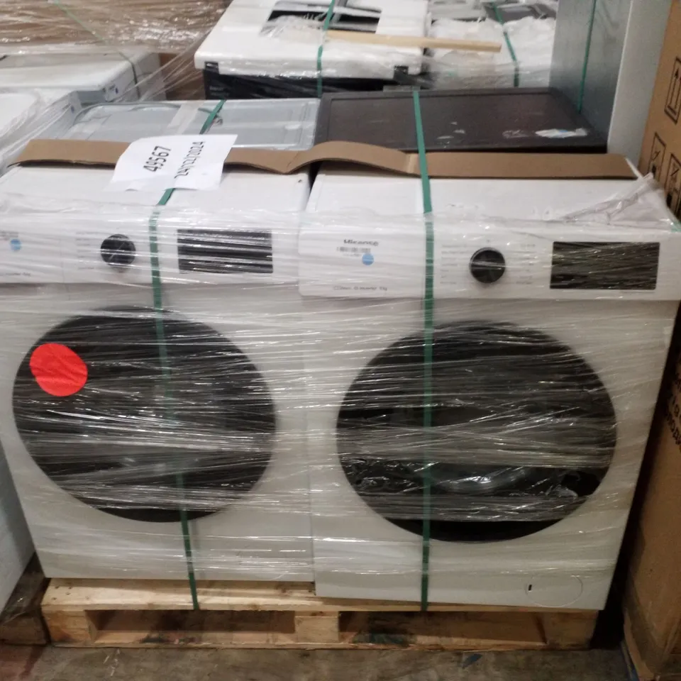 PALLET OF APPROXIMATELY 4 UNPROCESSED RAW RETURN WHITE GOODS TO INCLUDE