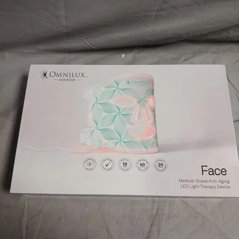 SEALED OMNILUX FACIAL ANTI-AGING LED LIGHT THERAPY DEVICE 