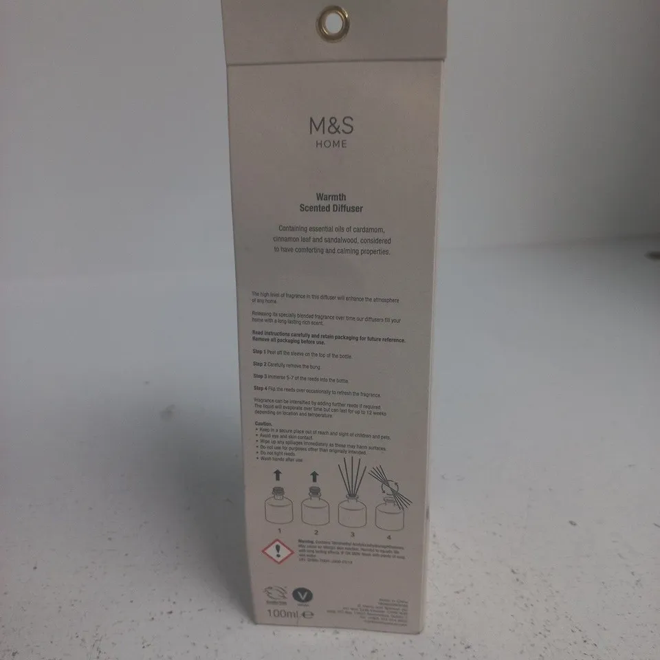 M&S HOME WARMTH SCENTED DIFFUSER – 100ML
